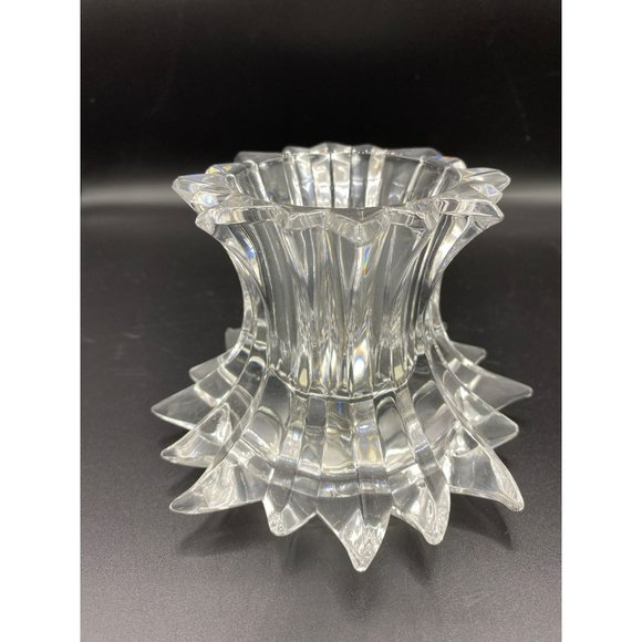 PartyLite Accents Partylite Crystal Aurora Starburst Twoway Votive Pillar Candle Holder